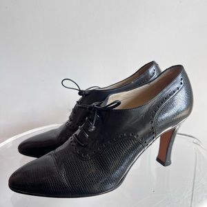 Ballys spectator oxfords lace up black 5.5